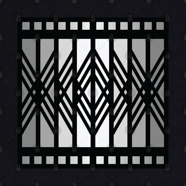 “Dimensional Bridge” - V.1 Grey - (Geometric Art) (Dimensions) - Doc Labs by Doc Labs